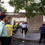 ۱۵ مصدوم در آتش سوزی ساختمان مسکونی در قزوین